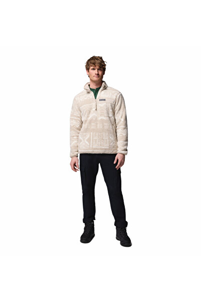 Columbia Men's Outdoor Fleece Jacket Am3598 Rugged Ridge High Pile Half Zip 2135471278