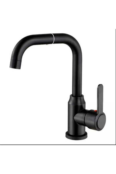 OEM Baterie lavoar cu monocomandă, cioc pivotant, aliaj negru satinat, racorduri și kit de fixare incluse CP10