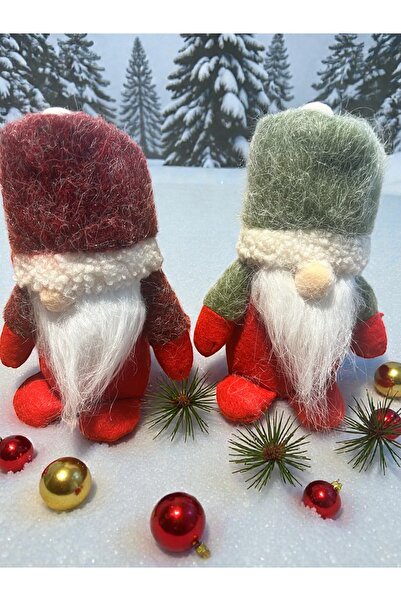 Yenigeldi 1 Adet Gnome Yılbaşı İskandinav Şans Cücesi Süs Dekorasyon