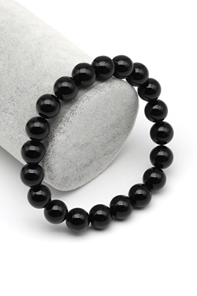 Efulim Hediyelik Doğal Oniks Taşı Bileklik, Oniks Siyah Enerji Taşı, Negatif ...