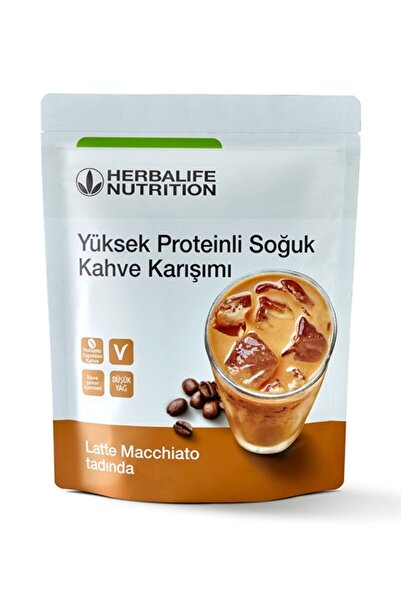 Herbalife Yüksek Proteinli Soğuk Kahve Karışımı Latte Macchiato