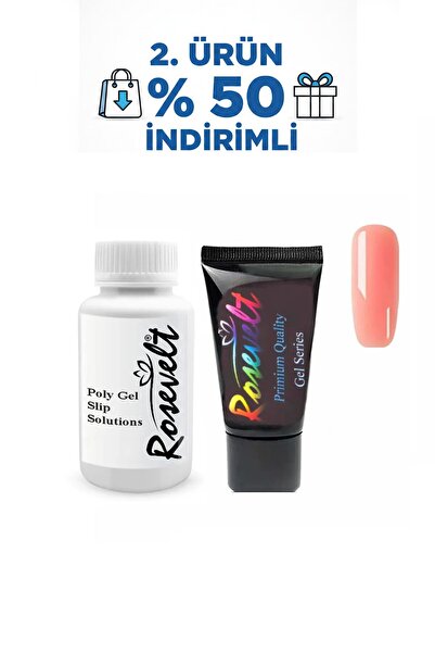 ROSEVELT Poly Gel Yoğun Kıvamlı Kamuflaj Şeftali Slip Hediyeli