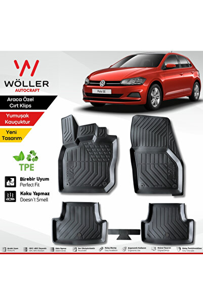 wöller Volkswagen Polo Paspas 2017 2021 Arası Uyumlu 3d Havuzlu Paspas