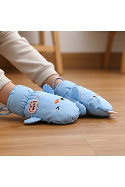 Algitsin O L A قفازات ثلج للأطفال بدون أصابع من عمر 1 إلى 4 سنوات