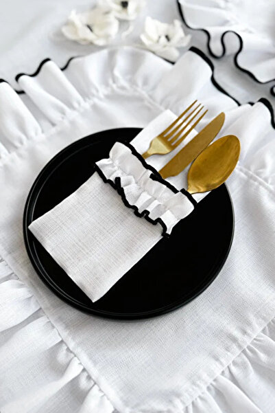 KaiHome Shine White 3 Compartment Cutlery Holder 6 Pieces