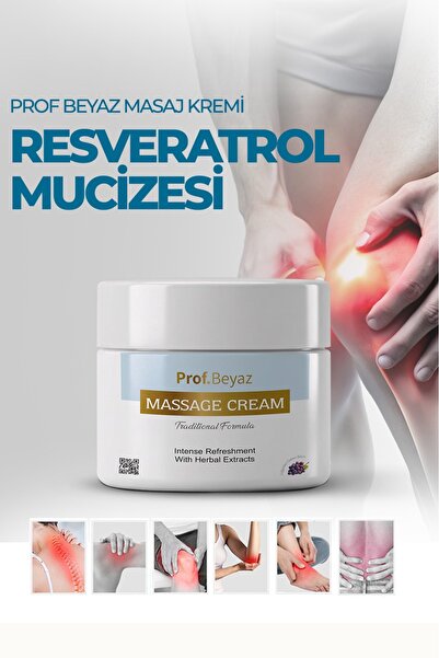 Prof Beyaz Masaj Kremi | Yoğun Resveratrol Mucizesiyle Güçlendirilmiş Bitkise...