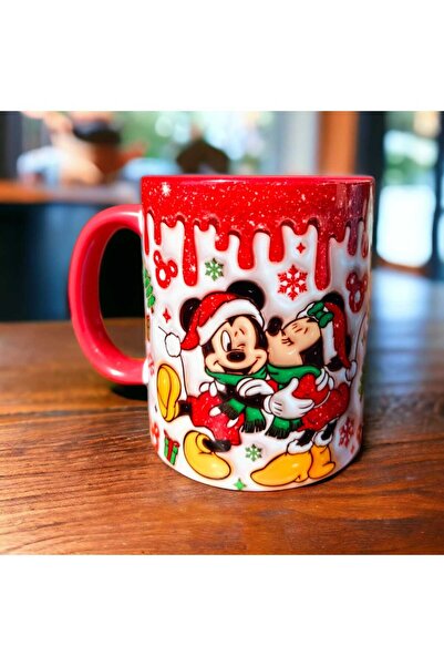 mug shop Mickey ve Minnie Tasarım Kupa Bardak Hediyelik