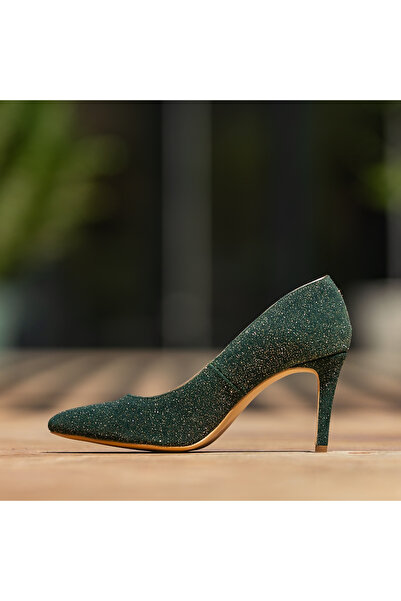 OEM Adele Green Evening Stiletto Shoes - 37