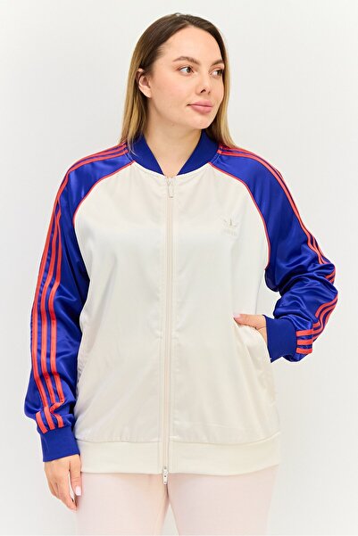 adidas Women Sportswear Fit Long Sleeve Outdoor Sweatshirt, White