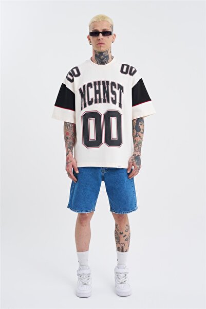 Machinist Men's Mchnst 00 Oversized T-Shirt Optical White