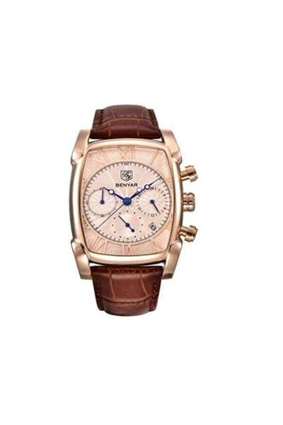 Benyar Men's Water Resistant Chronograph Wrist Watch Bentay-RG-GW-R1 - 42 mm ...