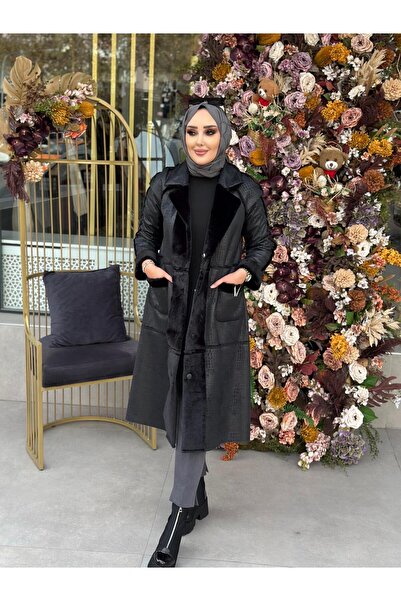 NPRIVE Çift Taraflı Nubuk Kaban Siyah