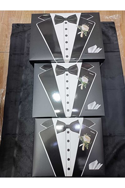 S.Y علبة من 3 قطع للعريس