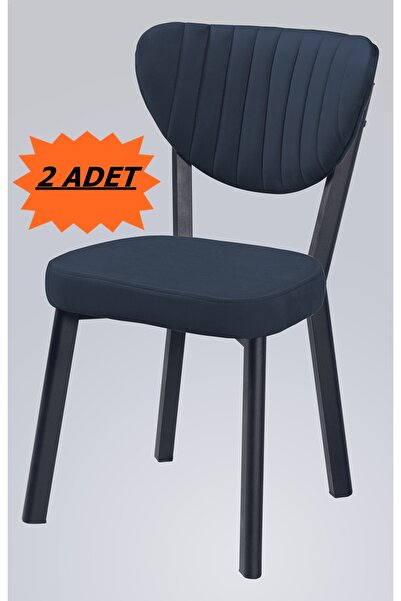 Flinder MD-1001 Lacivert Elma 2'li Mutfak Sandalyesi, Yemek Odası, Bahçe, Bal...