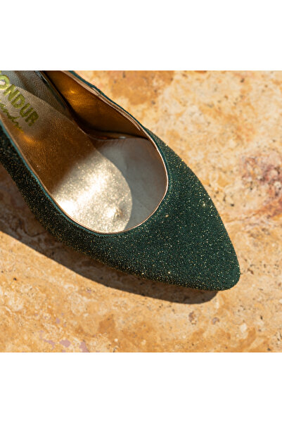 OEM Adele Green Evening Stiletto Shoes - 37