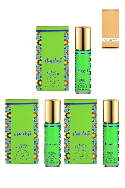 Nabeel 3 Pcs Tawasul Alcohol Free Roll On Oil Perfume 6ML