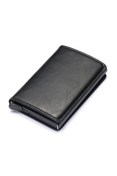 WE HAPPY RFID Protection Ultra-Thin Aluminum Holder Pop-Up Wallet