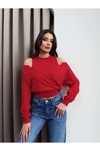 ESRAHELVACI Double Layer Knitwear Cardigan Sweater