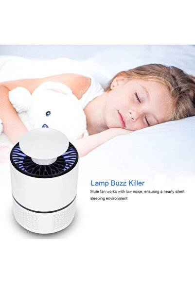 Generic USB Powered Electric Mosquito Killer With Trap Lamp YD03 White