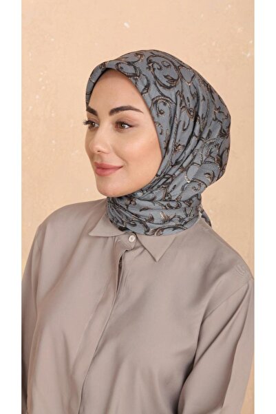 locella Soft Pamuk Eşarp Gri-8