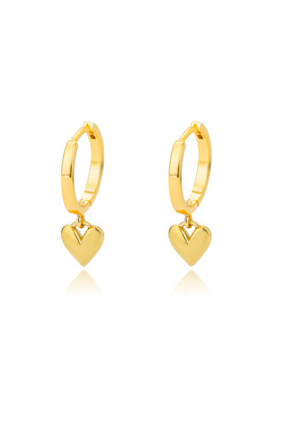 Choice E1900G Simple Heart Drop Earrings For Women Stainless Steel Brand Fash...