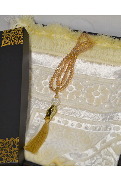 Bilenler Σετ χάντρες προσευχής για δώρο – Ειδικό πολυτελές σετ δώρου με υφαντ...