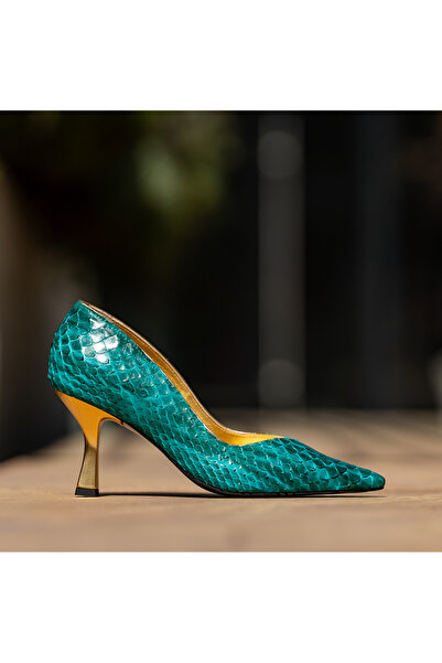 OEM Women's Shoes Hourglass Heel Marta Green Exclusive - 37