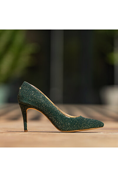 OEM Adele Green Evening Stiletto Shoes - 37