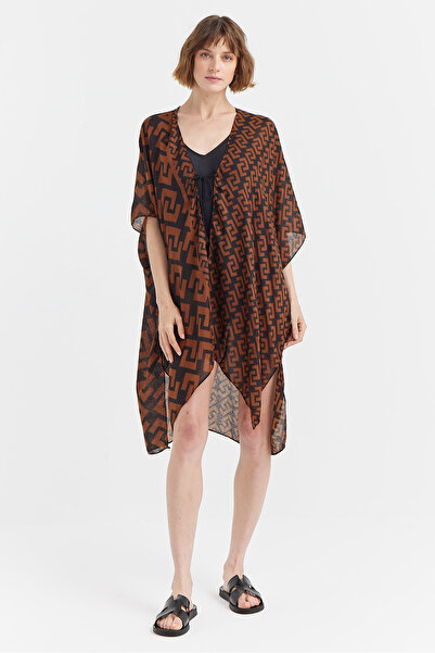 PAULMARK Γυναικείο παρέο με σχέδιο με δέσιμο μπροστά