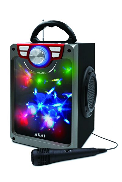 AKAI Portable Bluetooth Speaker with USB Interface, 6 W RMS Power