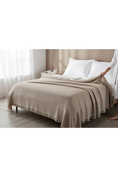 Comfort Craft Mustard Pique Cover Double Waffle