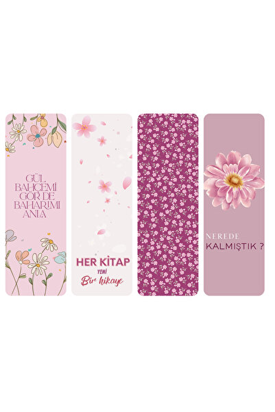 incidara Tasarım Kitap Ayracı 4'lü
