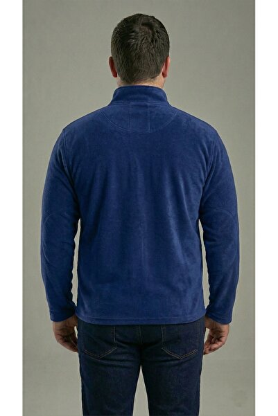 BESKAR Ανδρικό φούτερ με μισό φερμουάρ ψηλός λαιμός Winter Thermal Fleece