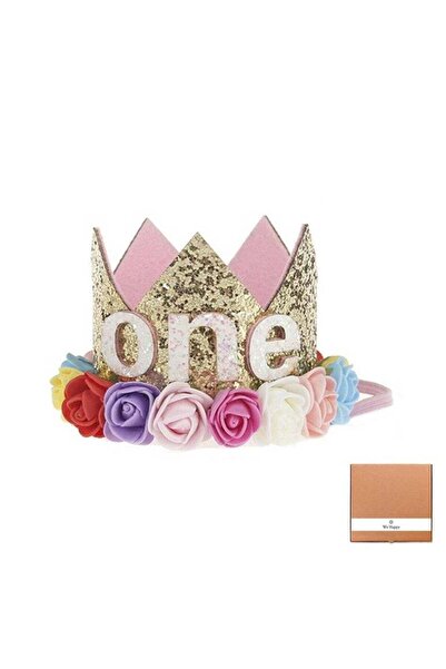 WE HAPPY 1st 2nd 3rd One Two Three Birthday Crown Party Photo Shoot Prop