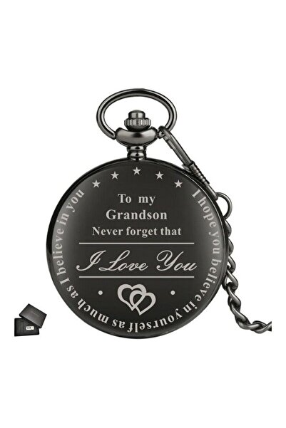 Yash ساعة جيب كوارتز أحبك