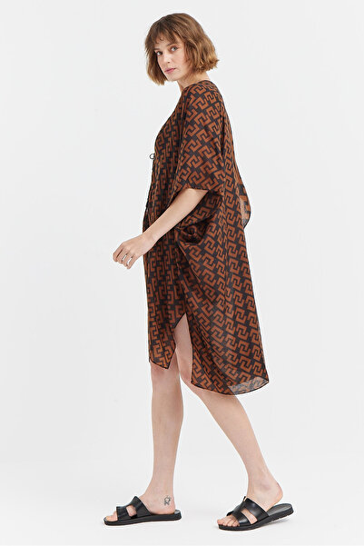 PAULMARK Γυναικείο παρέο με σχέδιο με δέσιμο μπροστά