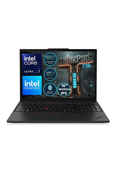 LENOVO ThinkPad T16 G4 Ultra 7 255U 32GB 512GB SSD 16" WUXGA Freedos Notebook 21QFS2BHTX 001
