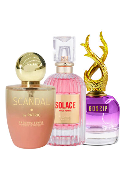 Faris 3-Piece SCANDAL Women's Perfume Pack - Sweet