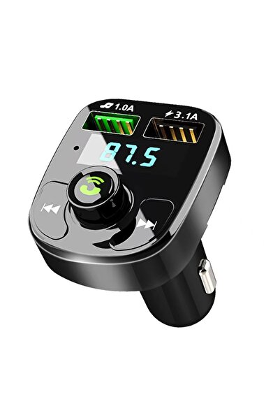 OEM Bluetooth USB car adapter, FM transmitter, 2 USB ports, Fast charger, Hands-free