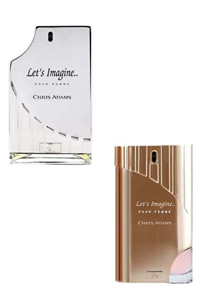 Chris Adams مجموعة عطور ليتس إيماجن للرجال والنساء - أو دو بارفان، 2 × 100 مل