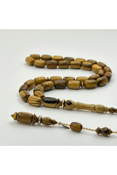 Bülbül Tesbih Usta İşçilikli Gümüş Halka Detaylı Kapsül Kesim Öd Ağacı Tespih