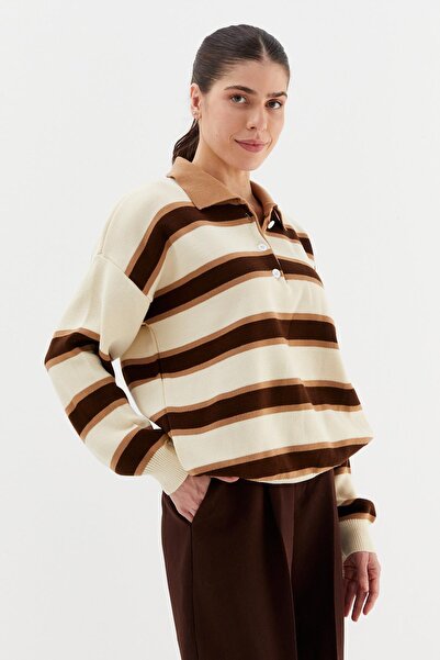 Shopping Shop Polo neck knitwear sweater ecru