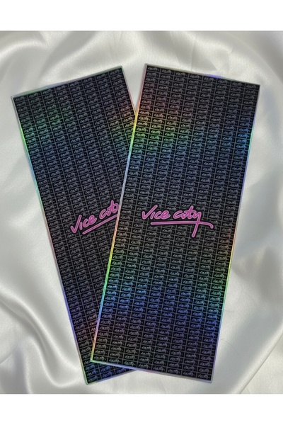 sahmeran oto aksesuar Kapı Direk Kaplama Folyosu hologram SİYAH PEMBE VİCE Cİ...