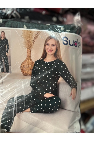 Sude Γυναικείο σετ πιτζάμες με σχέδιο από καστόρι