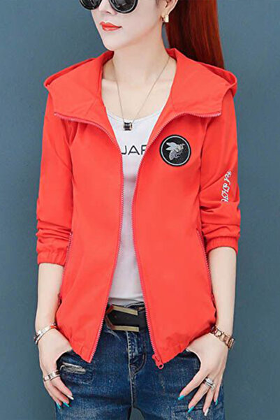 dorbe stylish zipper closure long sleeves women winter wear hooded jacket