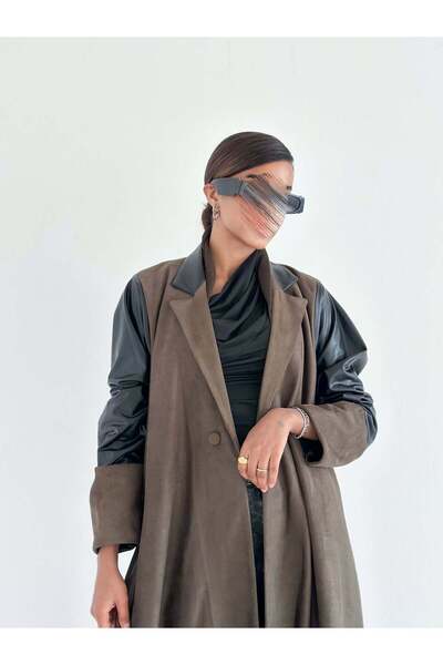 AYA mwt670 عباية شامواه مع تدخيلة جلد