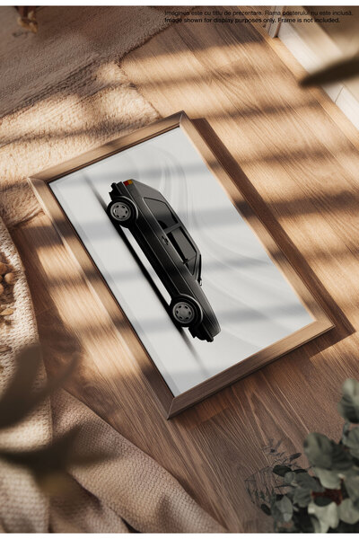 21mxm Sports Car Canvas Poster – Unframed Print - Car Enthusiasts - 1477 VW Golf MK2