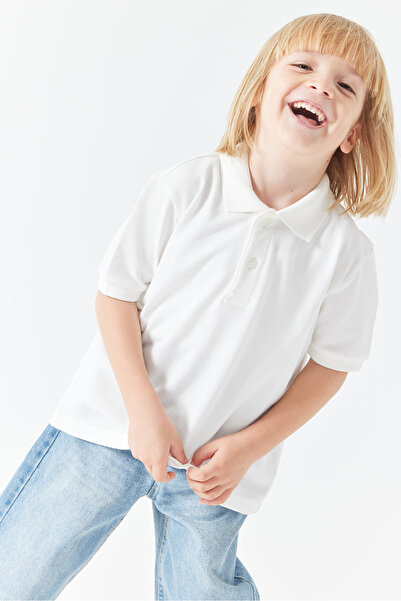 PAULMARK Boy's Polo Neck T-shirt