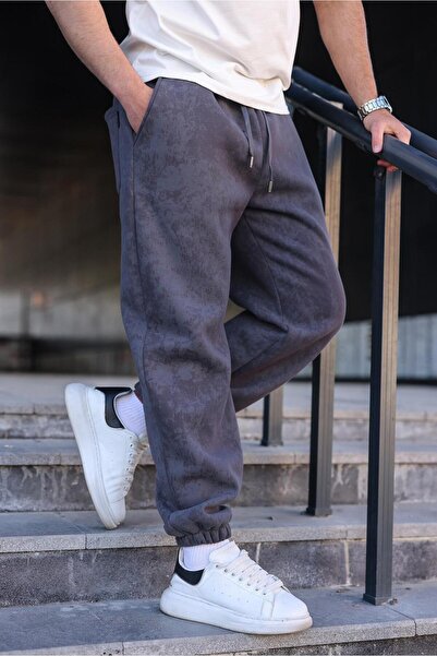 Madmext Smoked Batik Patterned Jogger Sweatpants E6582