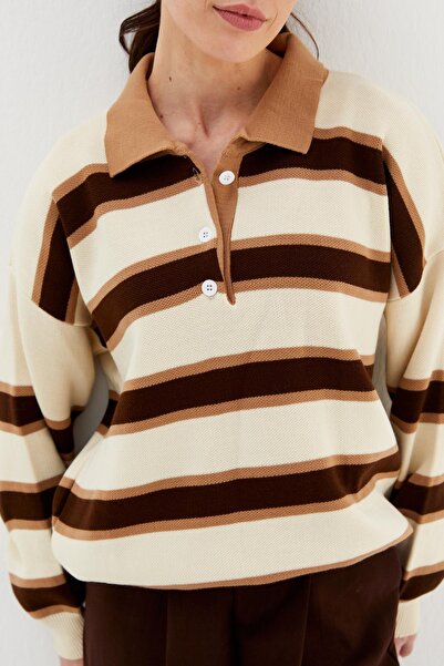 Shopping Shop Polo neck knitwear sweater ecru